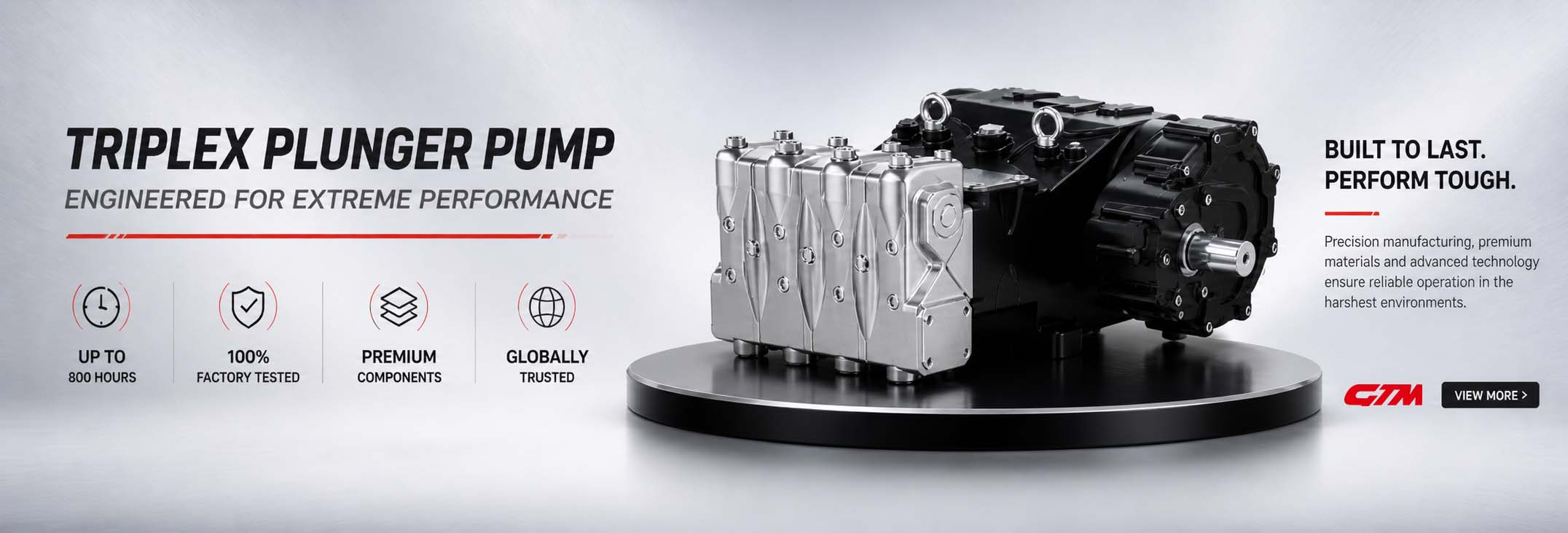 GTM Pumps features